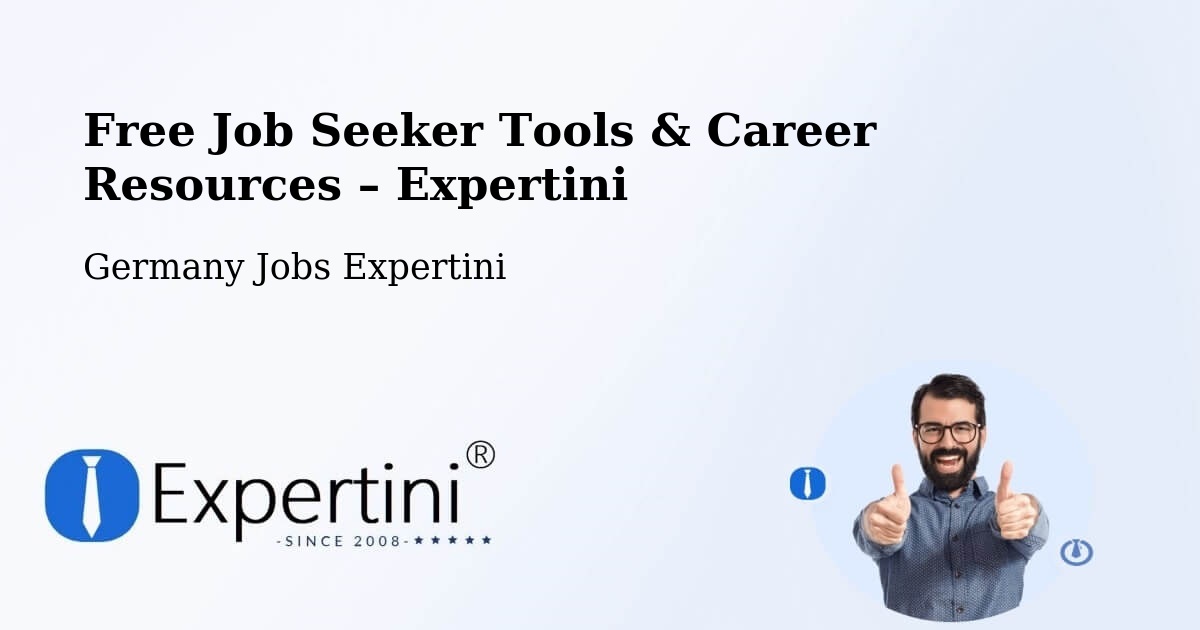 Free Job Seeker Tools & Career Resources – Gräfenroda - Gräfenroda, Germany Jobs Expertini