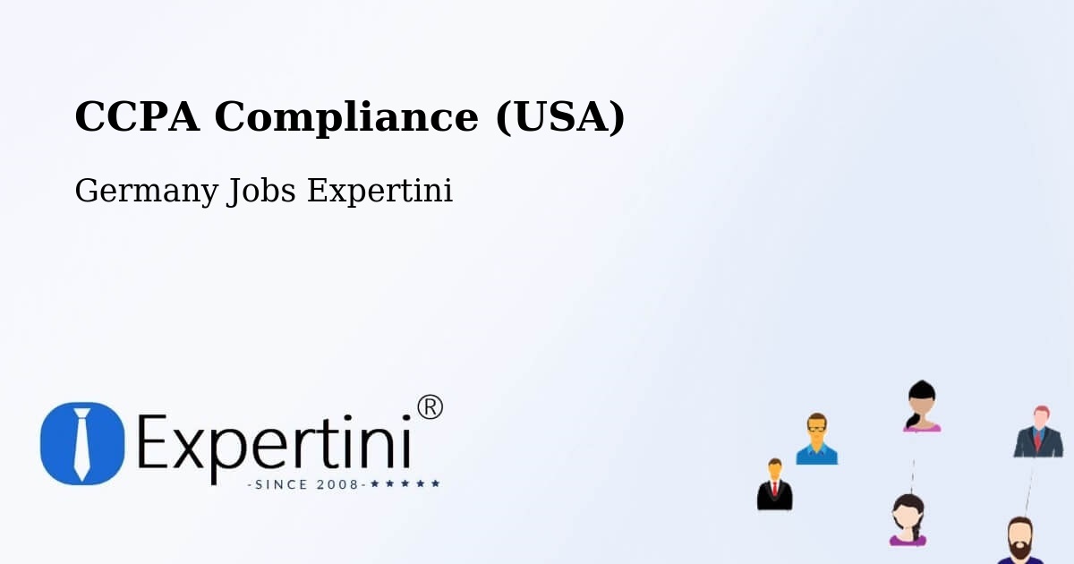 CCPA Privacy Rights & Compliance Notice – Gräfenroda - Germany Jobs Expertini